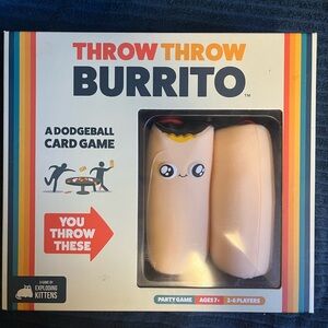 Throw Throw Burrito Dodgeball Card Game - Tan